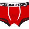Мужские трусы Pink Hero красные с черной окантовкой PH1201-3