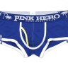 Мужские укороченные боксеры Pink Hero синие Nice Beach PH1252-1