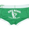 Мужские укороченные боксеры Pink Hero зеленые Nice Beach PH1252-3