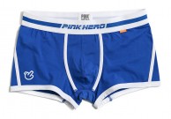 Мужские трусы Pink Hero синие с белой окантовкой PH523-3