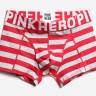 Мужские трусы Pink Hero красные/серые полоски удлиненные PH514-3