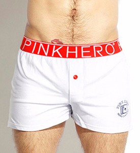 Мужские трусы Pink Hero белые удлиненные PH1279-4