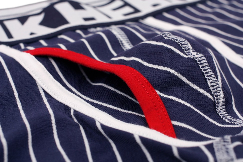 Мужские боксеры Pink Hero темно-синие в полоску PH1237-1