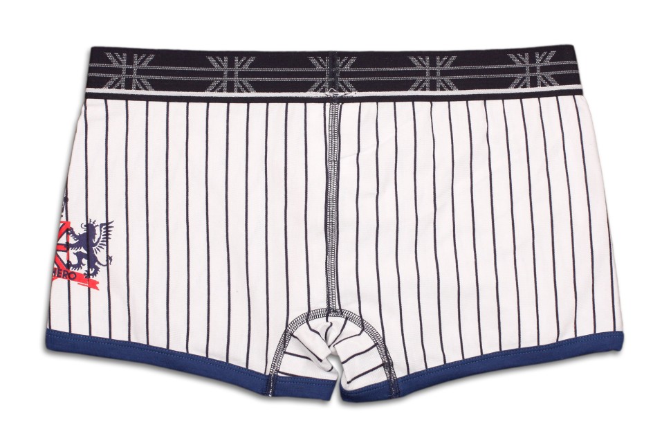 Мужские боксеры Pink Hero белые в полоску PH1237-2