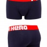 Мужские трусы Pink Hero темно-синие с красной резинкой PH1258-4
