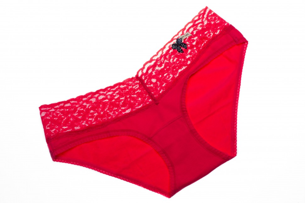 Женские трусы Victoria’s Secret красные 66256/12