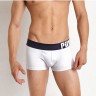 Мужские трусы Pink Hero белые с синей резинкой PH1258-5