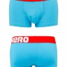 Мужские трусы Pink Hero голубые с красной резинкой PH1258-7