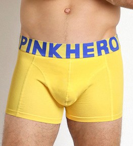 Мужские трусы Pink Hero желтые удлиненные PH513-4