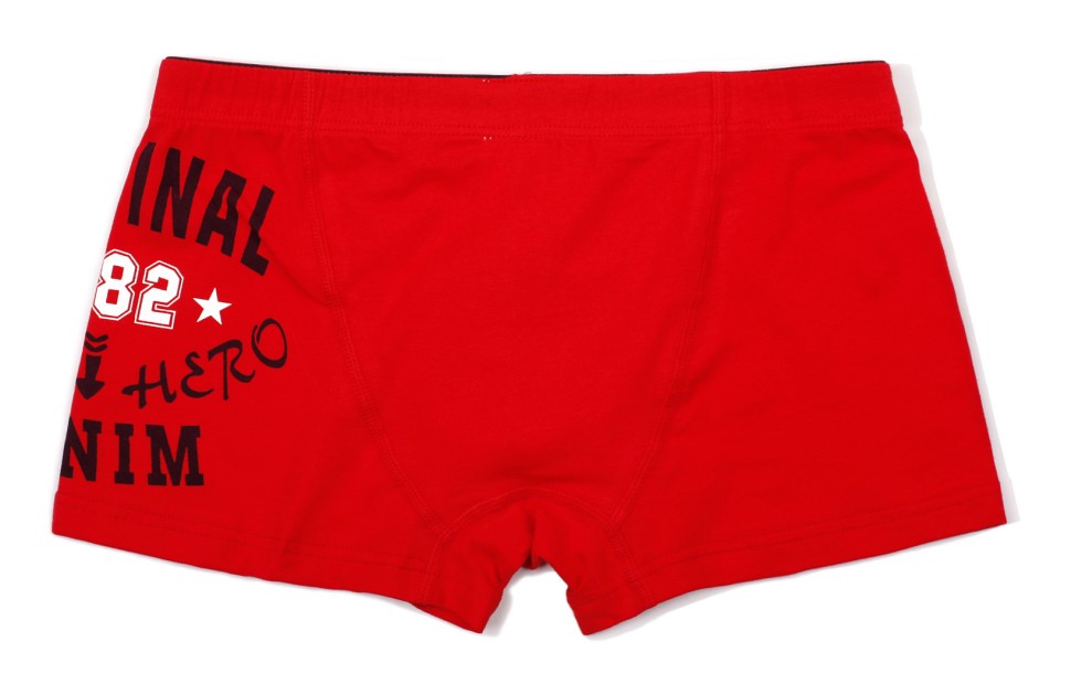 Мужские боксеры Pink Hero красные с принтом PH1234-3