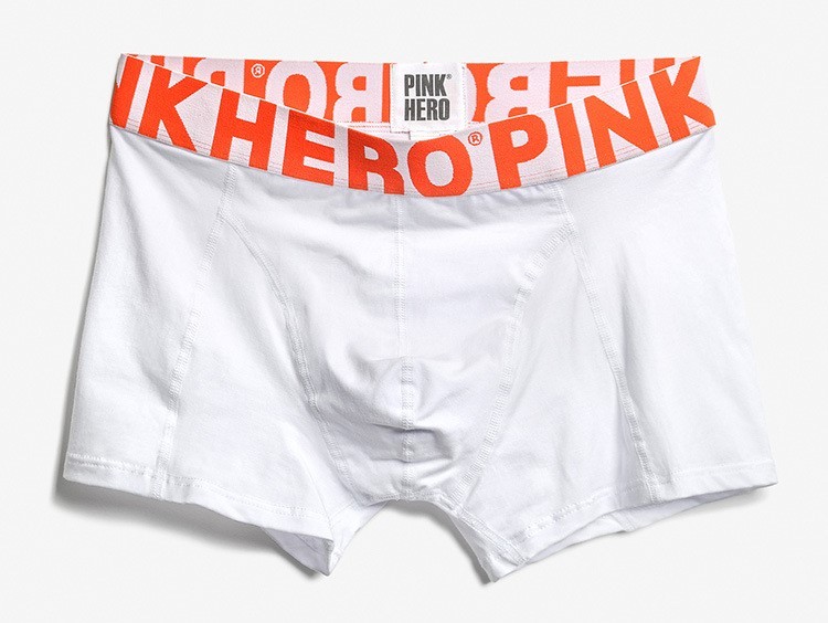 Мужские трусы Pink Hero белые удлиненные PH513-2