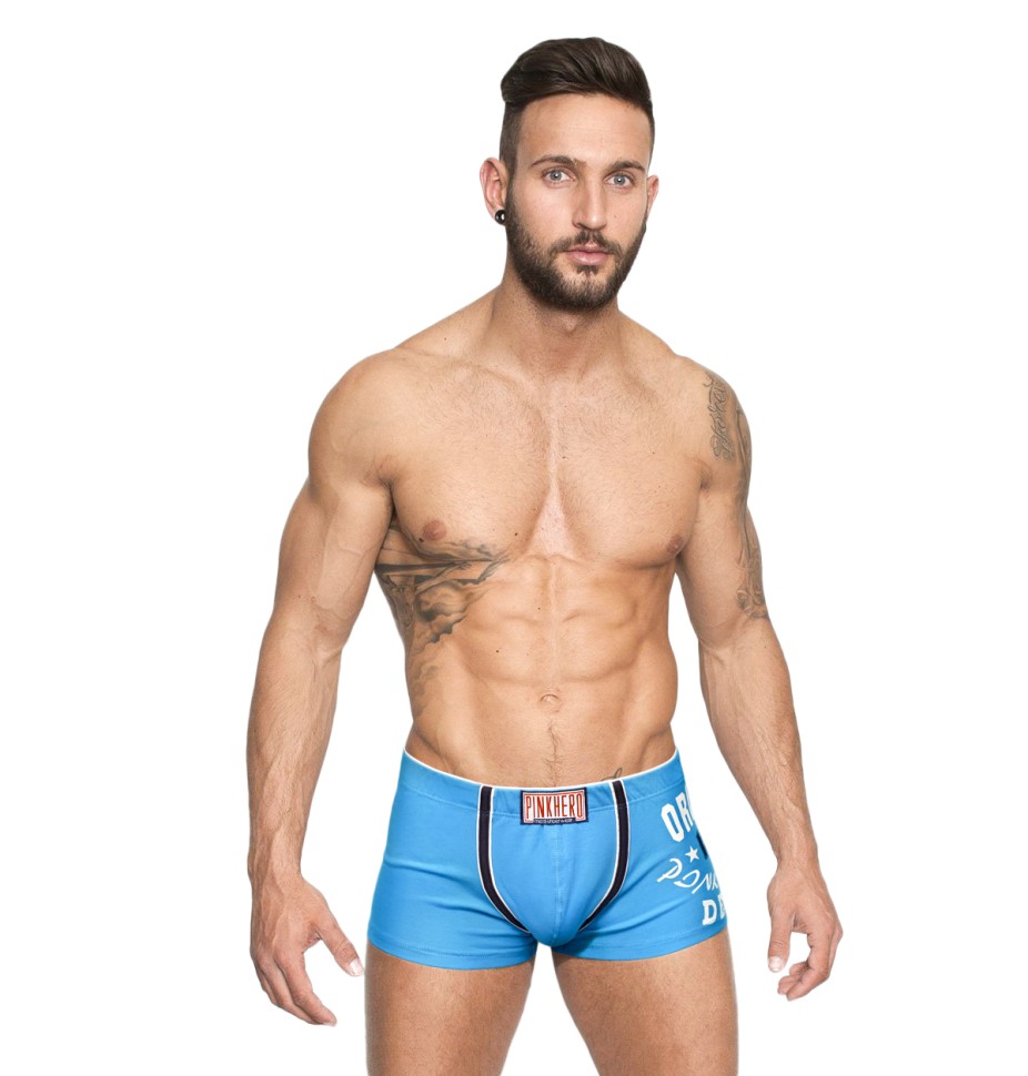 Мужские боксеры Pink Hero голубые PH1234-4