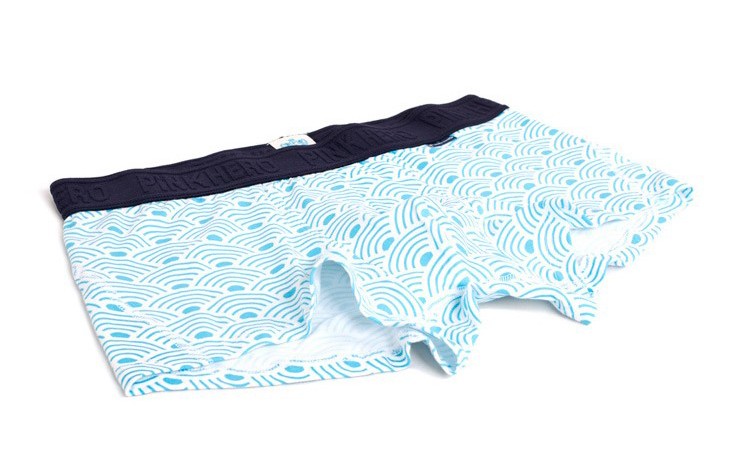 Мужские трусы Pink Hero белые волны PH1274-4