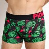 Мужские трусы Pink Hero черные с фламинго PH512-1