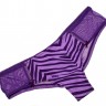 Женские трусы Victoria’s Secret фиолетовые/вставка зебра 66286/160