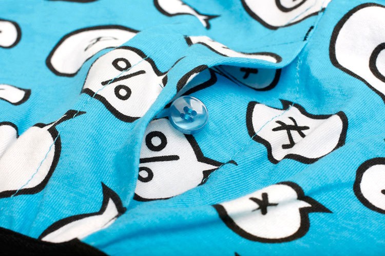 Мужские трусы Pink Hero голубые со знаками удлиненные PH1268-2