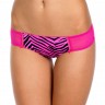 Женские трусы Victoria’s Secret темно-розовые/вставка зебра 66286/1
