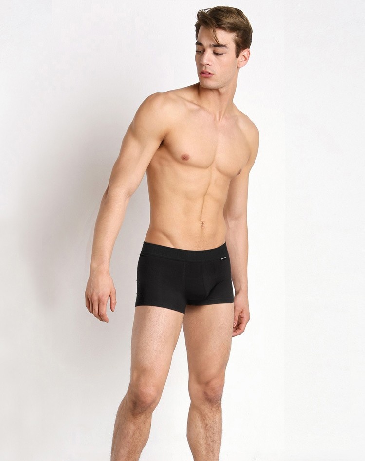 Мужские трусы Pink Hero черные с черной резинкой PH1273-3