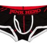 Мужские укороченные боксеры Pink Hero черные Devil PH1226-1