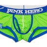 Мужские укороченные боксеры Pink Hero зеленые Devil PH1226-4