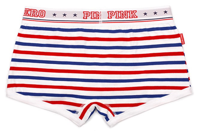 Мужские трусы Pink Hero белые / разноцветные полоски PH1254-3