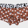 Мужские трусы Pink Hero коричневые с боксерскими перчатками PH802-2