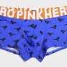 Мужские трусы Pink Hero синие с каратистами PH802-3