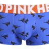 Мужские трусы Pink Hero синие с каратистами PH802-3