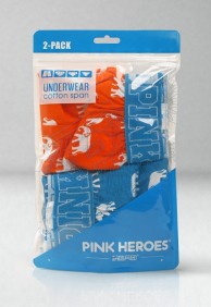 Пластиковый пакетик Pink Hero для 2 трусов PH5