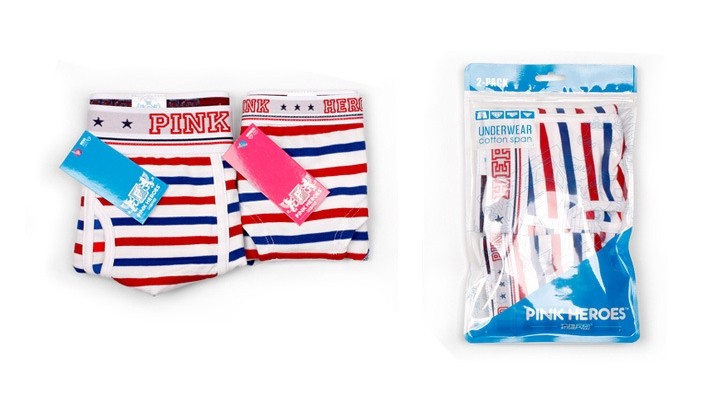 Пластиковый пакетик Pink Hero для 2 трусов PH5