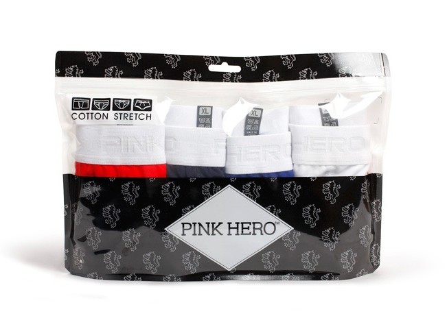 Пластиковый пакетик Pink Hero для 5 трусов PH6