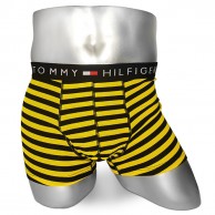 Мужские боксеры Tommy Hilfiger желтые в черную полоску T17