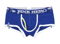 Мужские укороченные боксеры Pink Hero синие Nice Beach PH1252-1