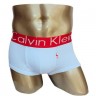 Трусы Calvin Klein белые с красной резинкой Англия A028