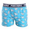 Мужские трусы Pink Hero голубые с самолетиками удлиненные PH1279-7