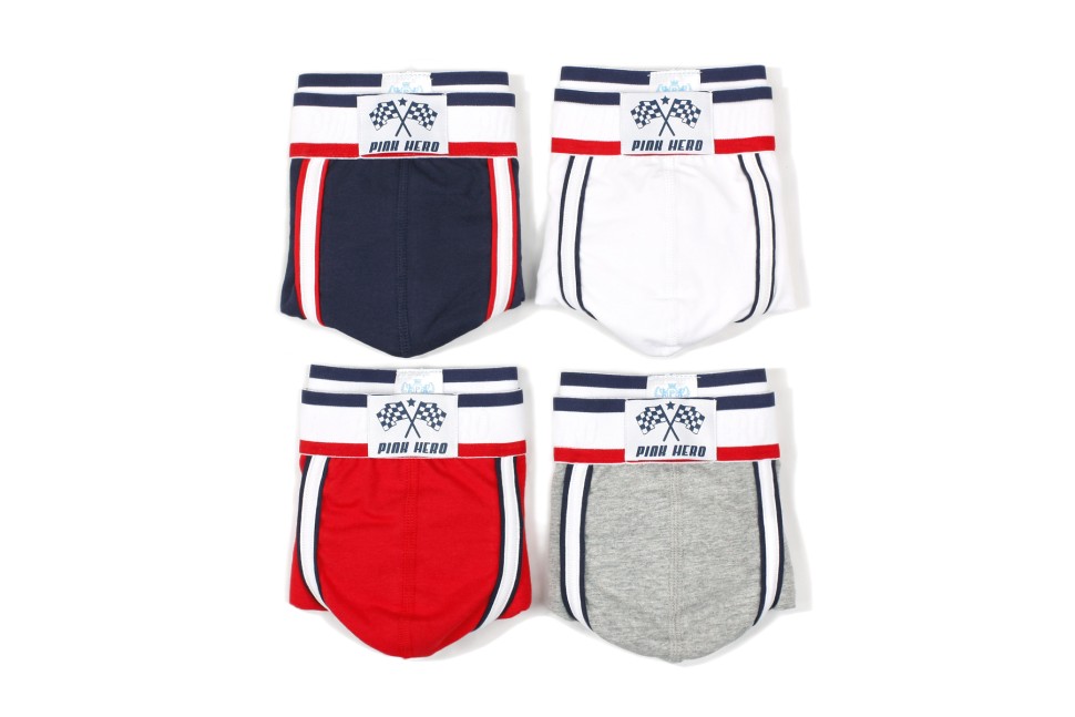 Мужские боксеры Pink Hero Racing Club белые PH1260-1