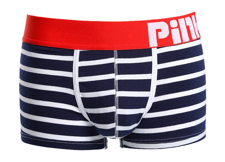 Мужские трусы Pink Hero синие в белую полоску PH1281-4