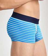 Мужские трусы Pink Hero голубые в белую полоску PH1281-11