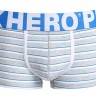Мужские трусы Pink Hero серые/голубые/белые полоски PH806-1
