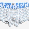 Мужские трусы Pink Hero серые/голубые/белые полоски PH806-1