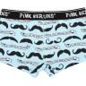 Мужские боксеры Pink Hero голубые с усами PH1264-1