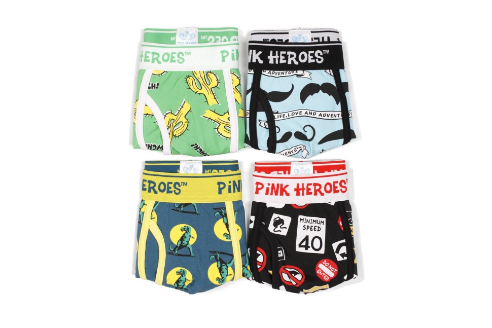 Мужские боксеры Pink Hero зеленые с кактусами PH1264-4