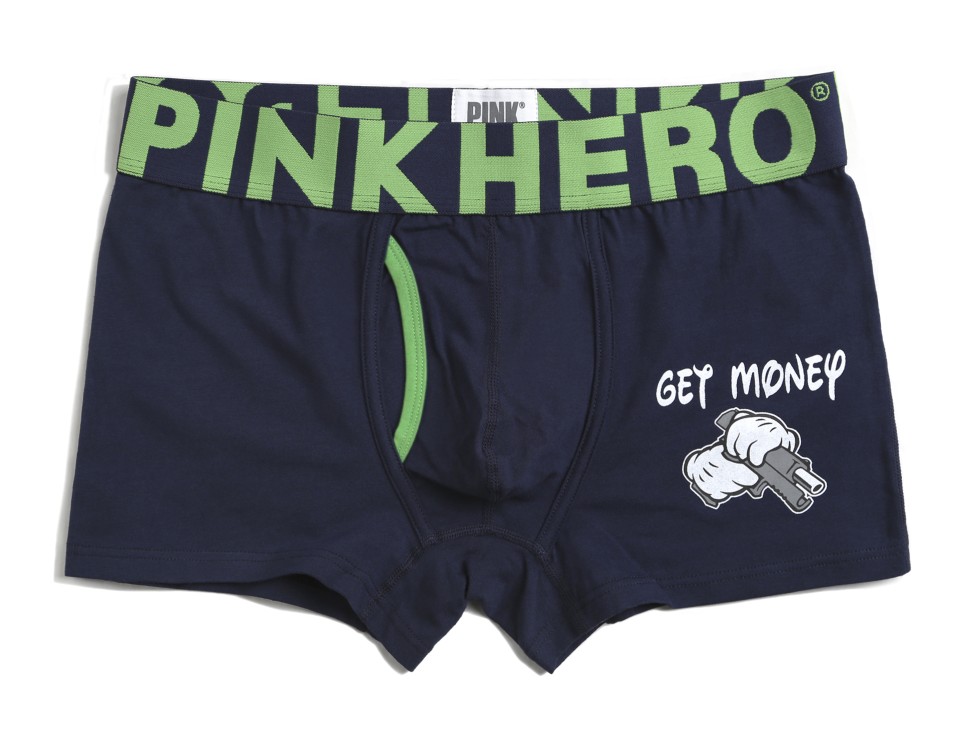 Мужские трусы Pink Hero темно-синие Get Money PH522-7