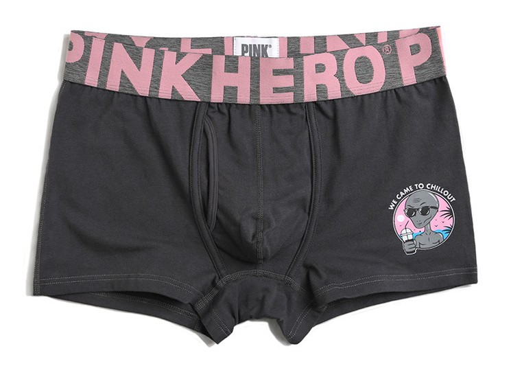 Мужские трусы Pink Hero темно-серые Chillout PH522-1