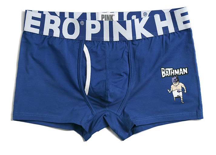 Мужские трусы Pink Hero синие Bathman PH522-2