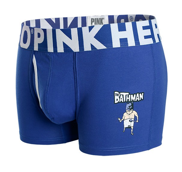 Мужские трусы Pink Hero синие Bathman PH522-2