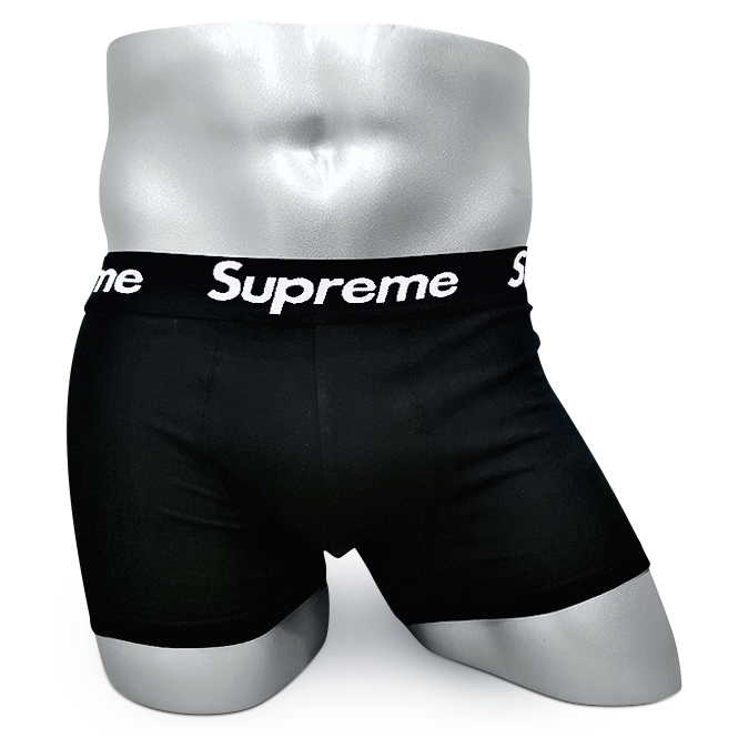 Мужские трусы Supreme черные SP01