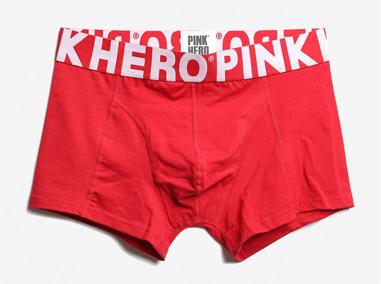Мужские трусы Pink Hero красные удлиненные PH513-3