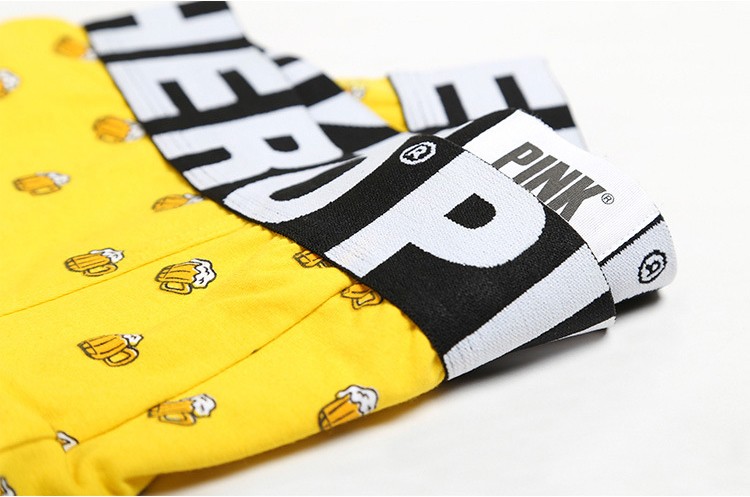 Мужские трусы Pink Hero желтые/пивная кружка PH804-2