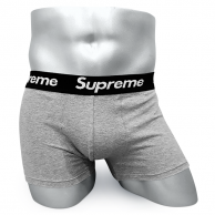 Мужские трусы Supreme серые SP02